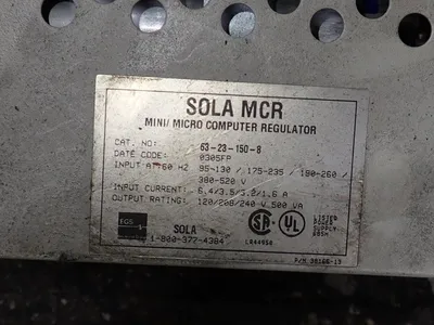 Used EGS 63231508 Voltage Regulators Ohio US | HGR 24 #838749