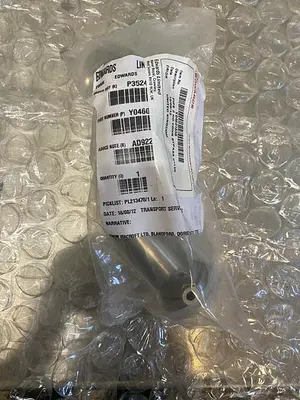 EDWARDS VACUUM PIPE 2HD CONN BYPASS VALVE Y04601638