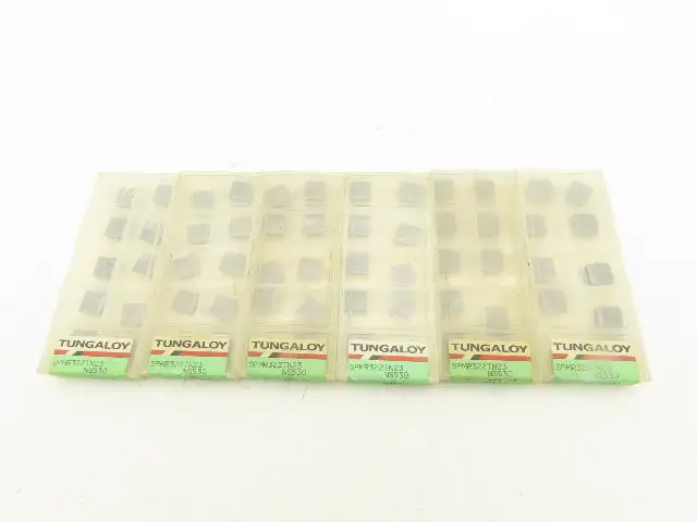 Toshiba Tungaloy SPMR090308-23 Box of 10 Square Carbide Inserts NS530 Lot of 60
