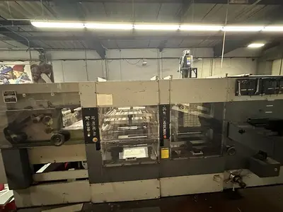 USED 1988 BOBST AUTOPLATINE SP102-CER DIE CUTTER W/ BLANKING