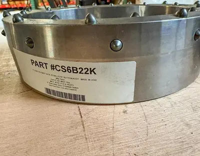 New | in-Stock AFTERMARKET 6" DUAL ROTARY SHOE – 22 BALLISTIC BUTTON ASSEMBLY Drilling Attachments Pennsylvania US | East West Machinery & Drilling #1418078