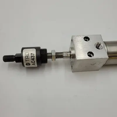 Used BIMBA BIMBA BFM-172-DB CYLINDER &  AC437 BIMBA ALIGNMENT COUPLER 3/4" Pneumatic Cylinders | ND Industrial Surplus #1221871