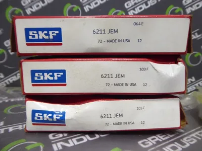 Lot of 3 SKF 6211 JEM Single Row Deep Groove Ball Bearings New NIB