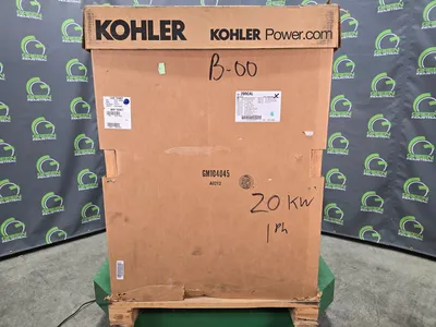 NEW 2021 20 KW Enclosed Kohler 20RCAL Natural Gas Propane Generator 240V 1Phase
