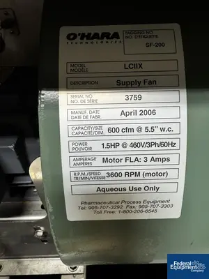 USED O'HARA O'Hara LCIIX Labcoat Coater