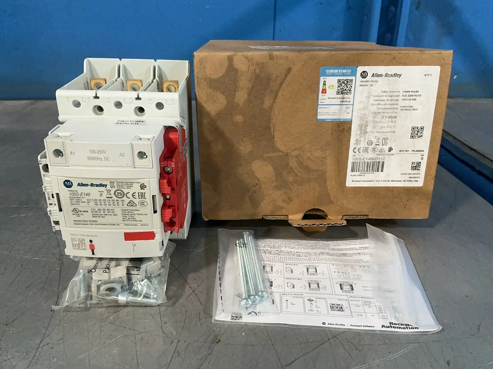 Used 2021 ALLENBRADLEY 100SE146KD12C PLC Contactors Ohio US | HGR 24 #1545328