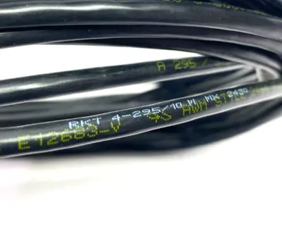USED LUMBERG SINGLE ENDED CORDSET M12 STRAIGHT 8-PIN
