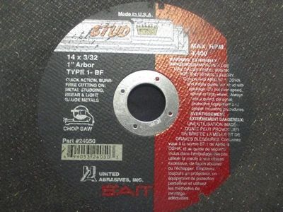 USED United Abrasives Inc 24050
