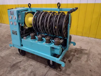 40 TON MODERN HYDRAULICS 4 CYLINDER PORTABLE HYDRAULIC DIE SETTING & SEPARATING SYSTEM: STOCK #23776