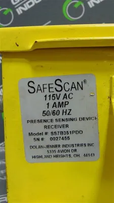 Dolan-Jenner SS7B351PDO SafeScan Light Curtain Receiver Used