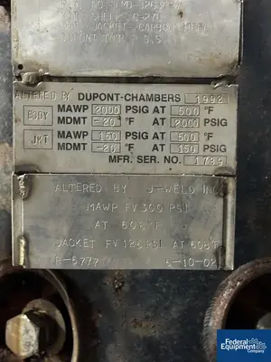 USED Five Star Industrial Services, Inc. 10 Gal Five Star Industrial Reactor, Hastelloy C276, 300/125#