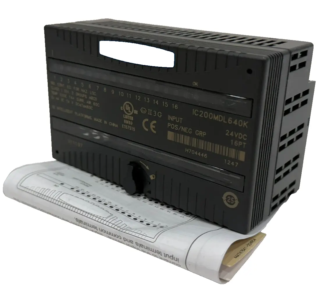 NEW GE FANUC IC200MDL640K INPUT MODULE VERSAMAX 24VDC 16PT