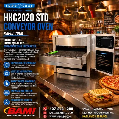 Used TURBOCHEF HHC2020 Pizza Equipment Florida US | BAM Discount Restaurant Equipment #1091211