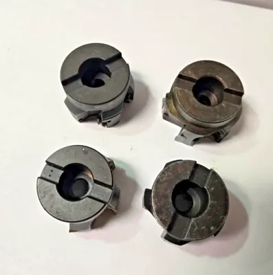 Lot of 4 FACE MILL 2" indexable Milling Cutter Carbide Inserts