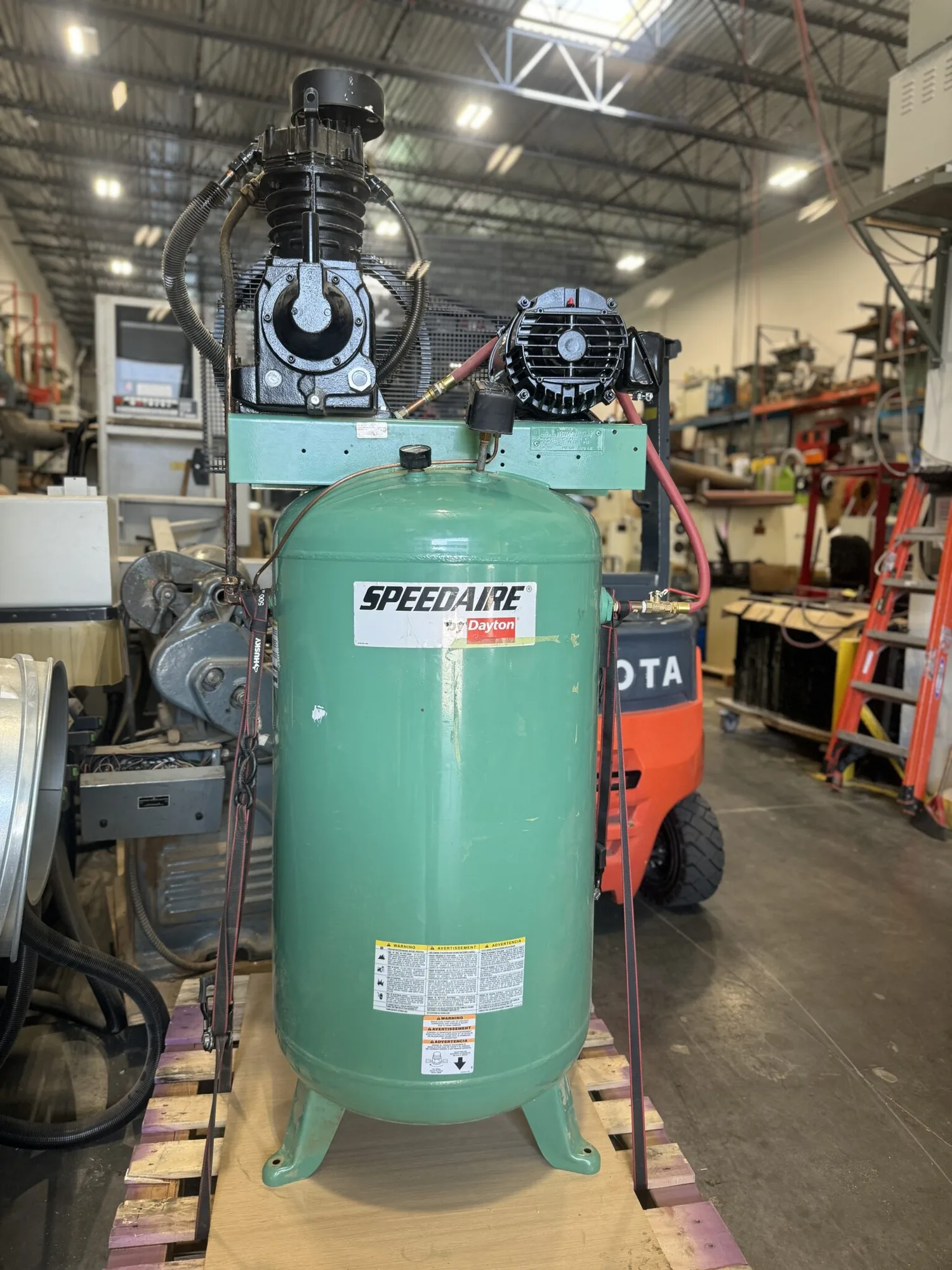 Speedaire 5HP Vertical Compressor
