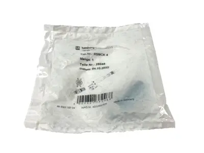 New | in-Stock Lumberg Circular Connector 4-Position M8 28045 Electrical Fittings Michigan US | Maverick Industrial Sales #1419806