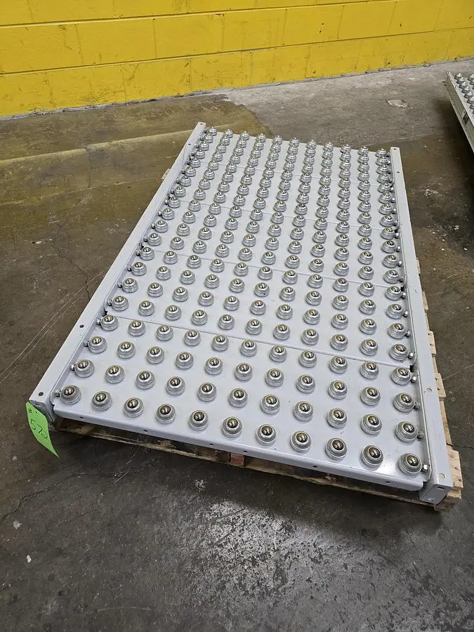 Used HYTROL ROLLER BALL TRANSFER  CONVEYOR Roller Conveyors Wisconsin US | Packer City Sales #1298033