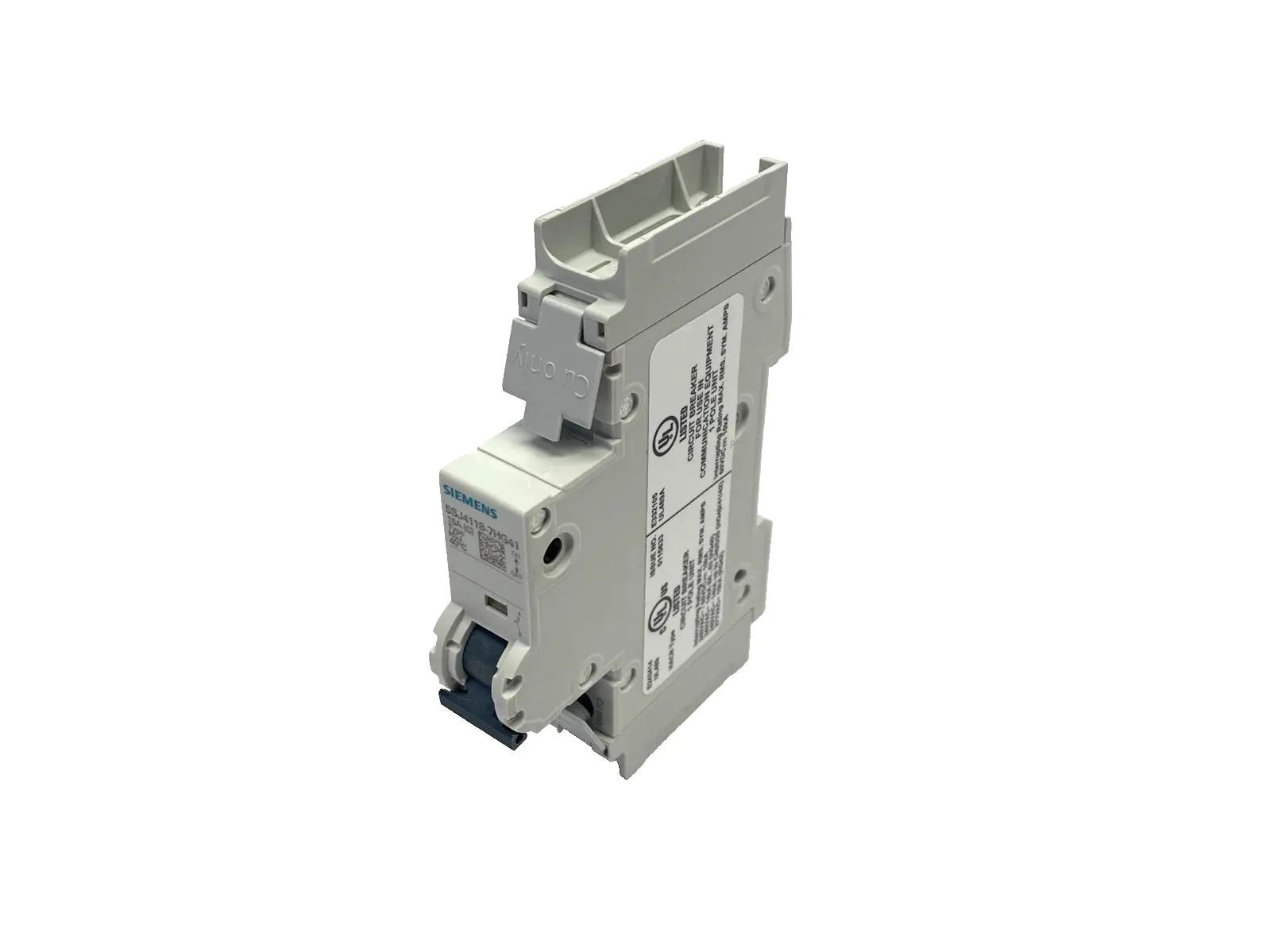5SJ4118-7HG41 | Siemens  Miniature Circuit Breaker 240V 15kA, 1-Pole, C-Trip, 15A - New Other