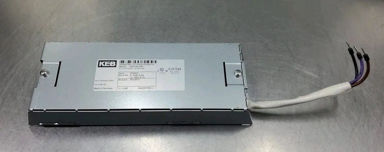 KEB 10E5T60-1001 HF Filter Module, 3Ph, 528V, 8A (REFURB) 1-D1