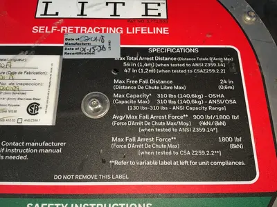 Used 2018 MIGHTY LITE RL100GZ7/100FT Miscellaneous MRO Ohio US | HGR 24 #1329427