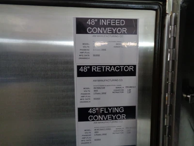 Used AM MFG CONVEYOR SYSTEM Belt Conveyors California US | BakeryEquipment.com #1554465
