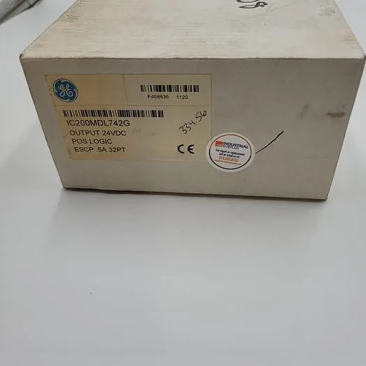New | in-Stock GE GE FANUC PARTS - IC200MDL742G SEALED IN ORIGINAL BOX PLC Input & Output | ND Industrial Surplus #1221790