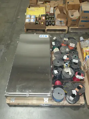 4 PALLETS OF ASSORTED CONDUIT, ENCLOSURES