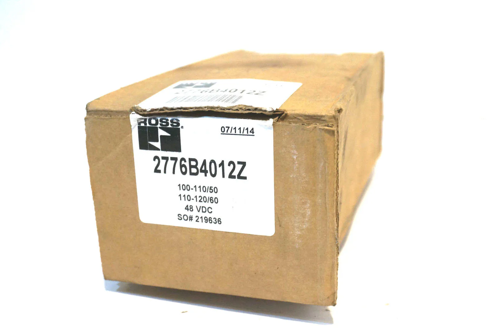 NEW ROSS CONTROLS 2776B4012Z VALVE