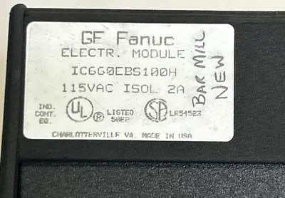 USED GE FANUC IC660EBS100H