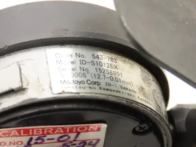 Mitutoyo 201-152 Dial Snap Gage 1-2" Range with Digital Indicator 0.5-.0005"
