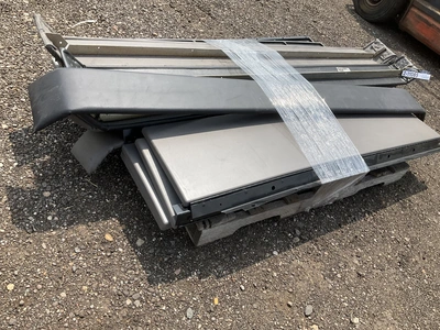Skid of interior sleeper cab trim panels and cabinet doors for Kenworth Semis, used