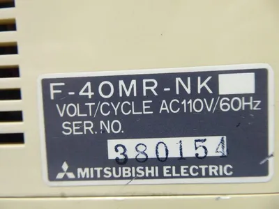 Mitsubishi Electric F-40MR-NK Volt / Cycle AC110V/60Hz Module Used