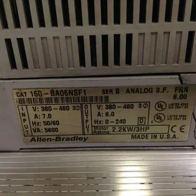 USED ALLEN BRADLEY 160-BA06NSF1 SER B