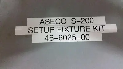 ASECO S-200 Set-Up Fixture Kit