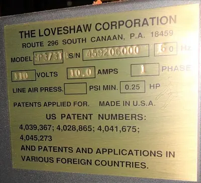 USED LOVESHAW SP33T