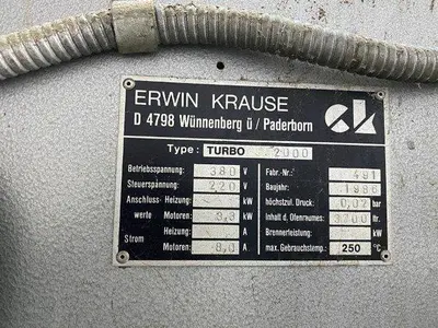 USED 1986 ERWIN KRAUSE TURBO 2000
