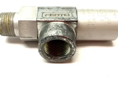 USED FESTO PILOTED NON-RETURN VALVE G3/8 CONNECTION HGL-3/8-NPT
