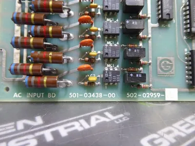Giddings and Lewis 501--03438-00 AC Input Board 502-02959-00 Used
