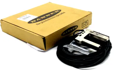 NEW BANNER SLM30B6 W/30 SLOT SENSOR 30 FT 75015 SLM30B6W30