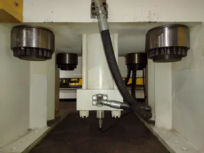 200 TON AMD 4-POST TIE-ROD FRAME HEAVY DUTY HYDRAULIC PRESS & MULTI-PRESSURE HYDRAULIC UNIT: STOCK #19452