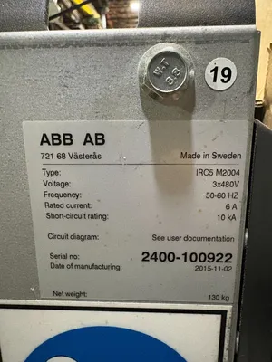 Used ABB IRB 2400/16 TYPE B Misc Electrical & Power Parts South Carolina US | ESS Industrial Equipment Sales #1538118