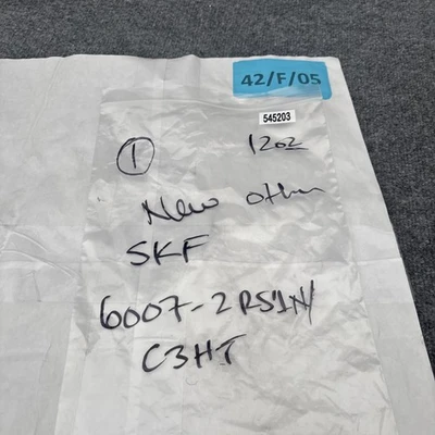 New | in-Stock SKF 6007-2rs1n/c3ht Bearings California US | Davliegogo LLC #1707092