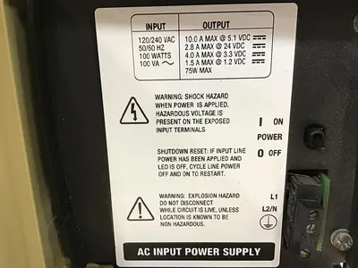 USED ALLEN BRADLEY 1756-PA72 SER C / A7