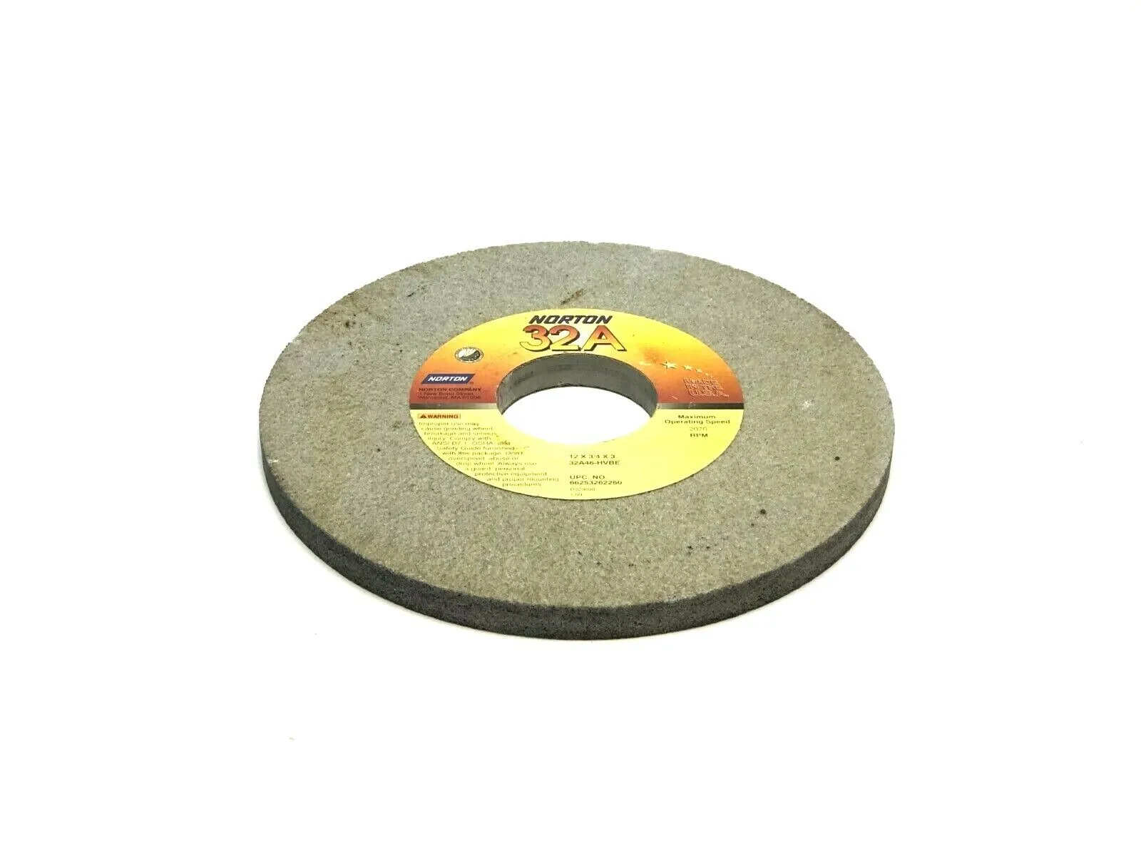 USED NORTON GRINDING WHEEL
