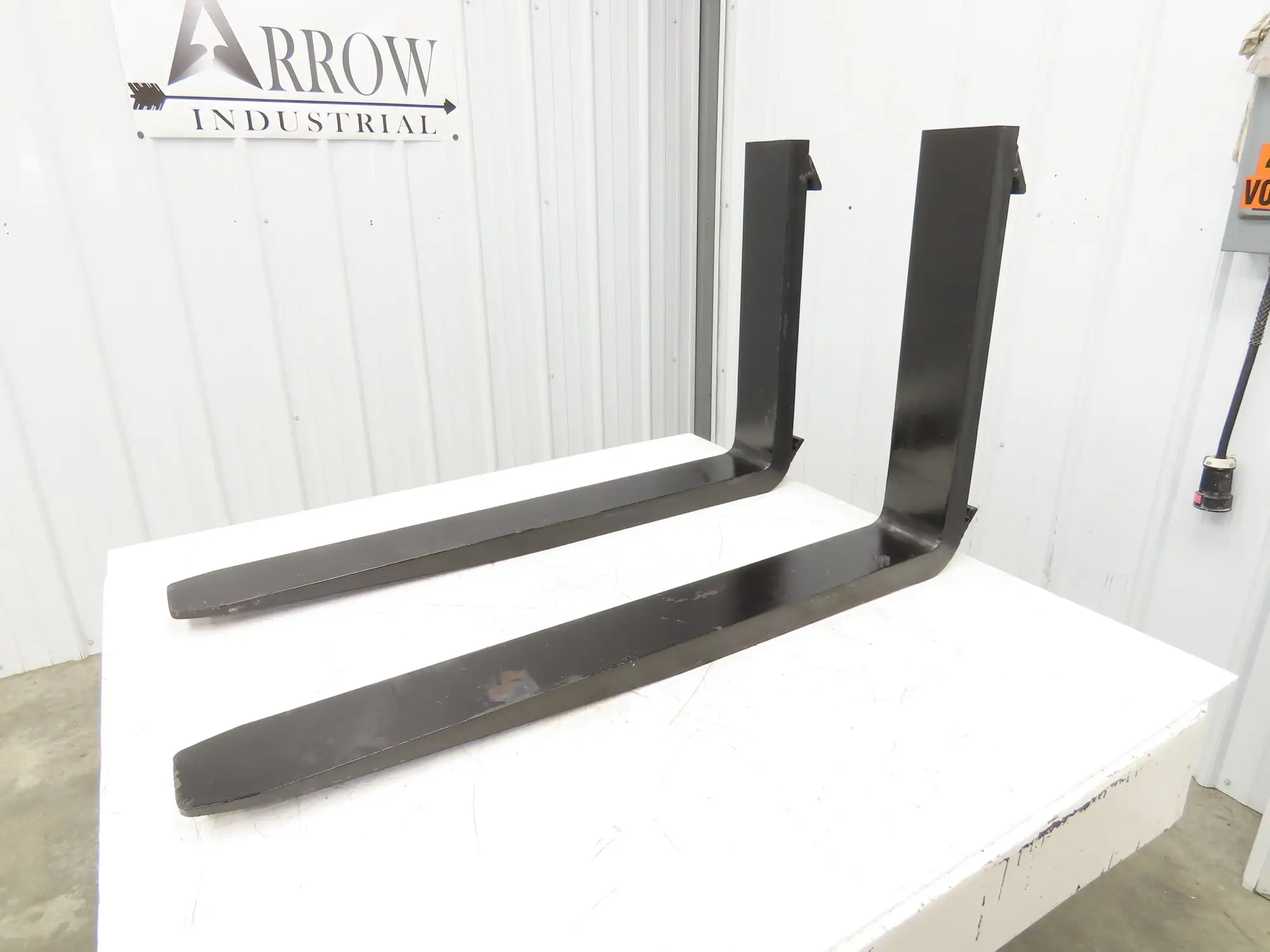 VETTER 1006141 4x42" Class 3 Steel Side Shift Forklift Forks 20" Carriage