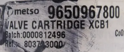 NEW METSO 9650967800 VALVE CARTRIDGE 803733000