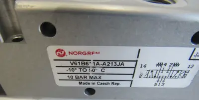 NEW NORGREN V61B611A-A213JA SOLENOID VALVE V61B611AA213JA