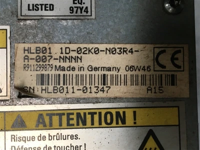USED REXTROTH HLB01.1D-02K0-N03R4 (2)-