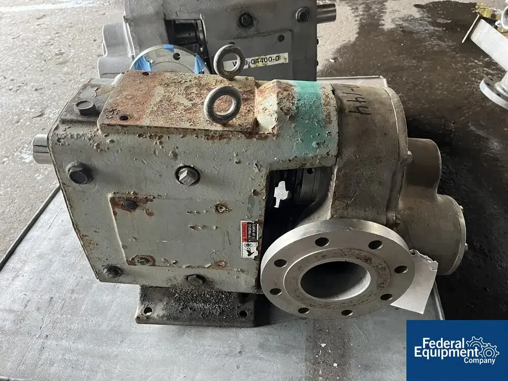USED Waukesha 4" Waukesha Rotary Lobe Pump Head, S/S, Model 5070