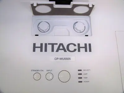 Hitachi CP-WU5505 WUXGA 5000-Lumen HD Home Theater LCD Projector / Projection System with Remote Control and HDMI Cable
